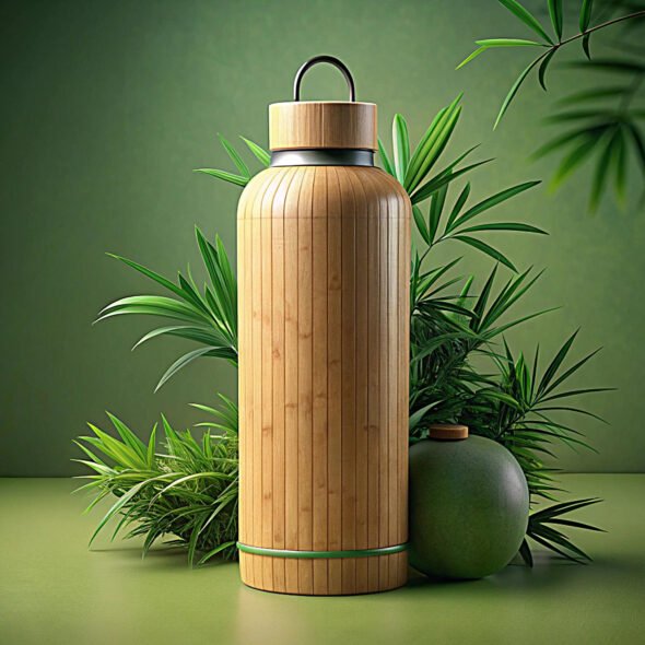 EcoWood Insulated Water Bottle